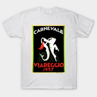 CARNEVALE Viareggio 1927 Italian Carnival Vintage Art Deco T-Shirt